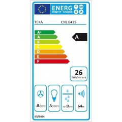 Teka CNL 6415 Inox Συρόμενος Απορροφητήρας  Teka CNL 6415 Inox Συρόμενος Απορροφητήρας